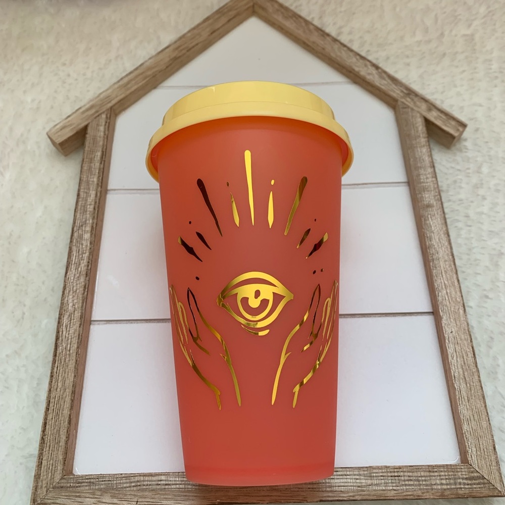 Color changing cup with Evil Eye - Ojo design